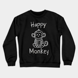 Happy Monkey Crewneck Sweatshirt